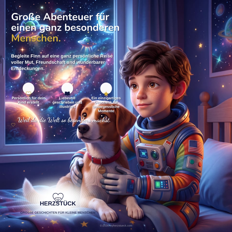 Freigegebenes Herzstück Hardcover von Finn – Rückseite